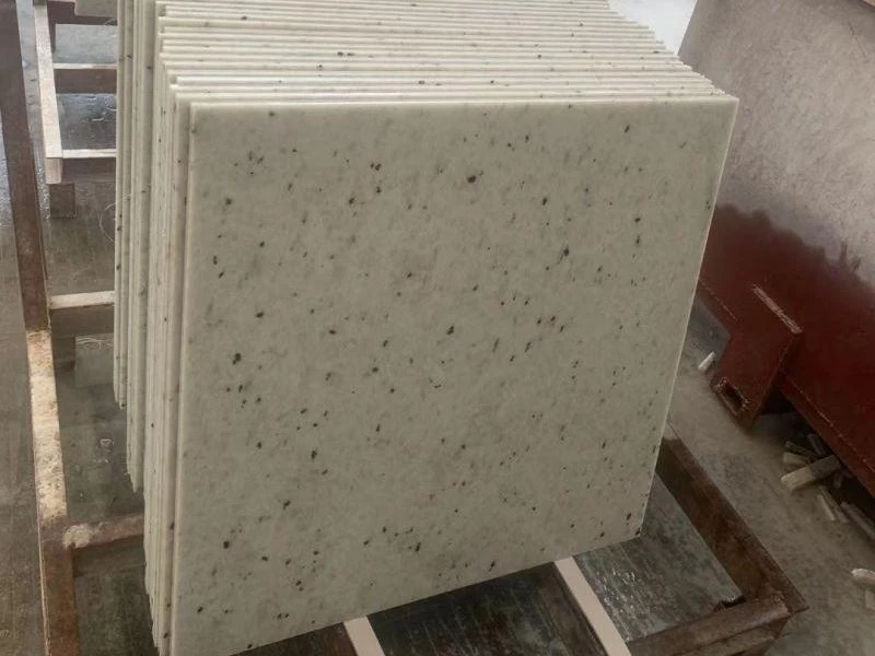 Cotton White Granite Tiles