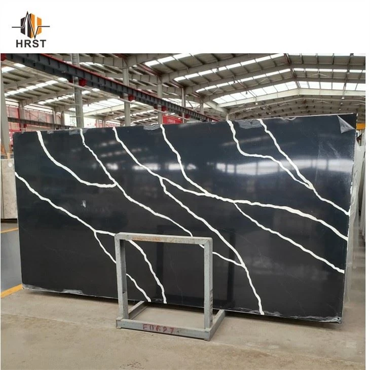 Black Quartz with white veins